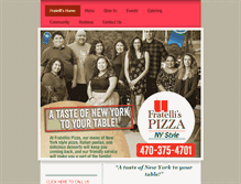 Tablet Screenshot of fratellispizza-ny.com